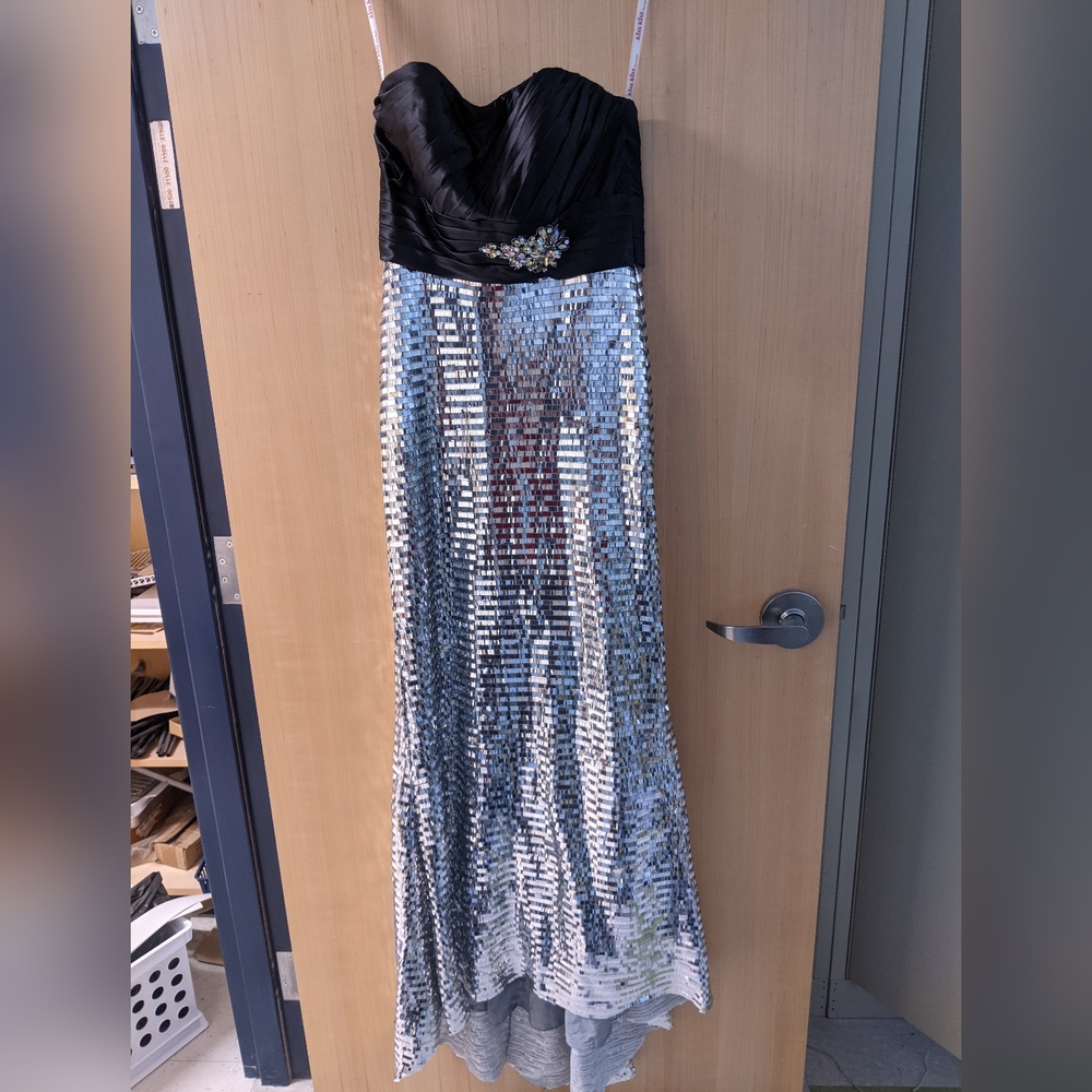 Silver Prom Gown